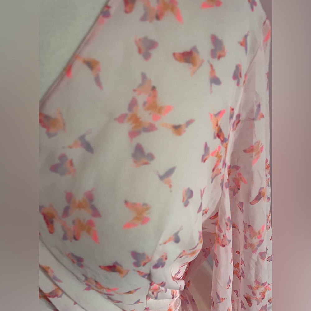 NWT Victoria’s Secret Bell Sleeve Sheer Teddy - Picture 5 of 8